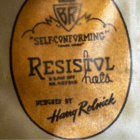 RESISTOL Vintage 15X Beaver Self Conforming Flatop Hat Designed by Harry Rolnick - Picture 10 of 15